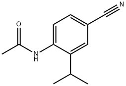 4-Cyano-2-isopropylacetanilide 结构式