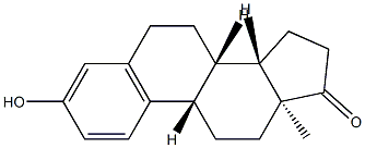 (8α)-3-Hydroxyestra-1,3,5(10)-trien-17-one Structure