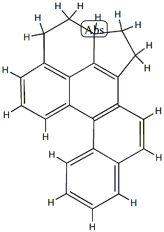 5,5a,6,7-テトラヒドロ-4H-ジベンゾ[fg,j]アセアントリレン 化学構造式