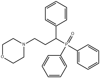 Diphenyl[α-(2-morpholinoethyl)benzyl]phosphine oxide 结构式