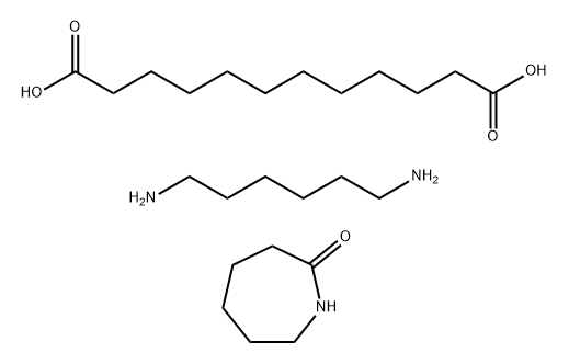 Dodecanedioic acid, polymer with hexahydro-2H-azepin-2-one and 1,6-hexanediamine Structure