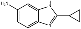 1H-Benzimidazol-5-amine,2-cyclopropyl-(9CI) Structure