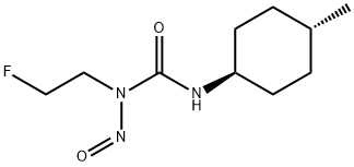 1-(2-Fluoroethyl)-3-(4β-methylcyclohexan-1α-yl)-1-nitrosourea 结构式