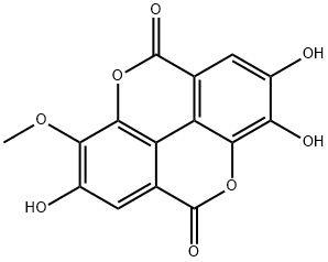 3-O-Methylellagic acid Struktur