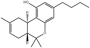 butyl-delta(8)-tetrahydrocannabinol 结构式