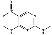 N,N'-dimethyl-5-nitro-pyrimidine-2,4-diamine Struktur