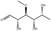 6-Deoxy-3-O-methyl-D-talose 结构式