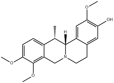 [7S,13S,13aR,(+)]-5,8,13,13a-テトラヒドロ-2,9,10-トリメトキシ-13-メチル-6H-ジベンゾ[a,g]キノリジン-3-オール 化学構造式