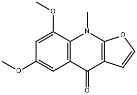 异斑点沸林草碱,518-96-7,结构式