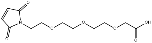 Mal-PEG3-CH2COOH,518044-38-7,结构式