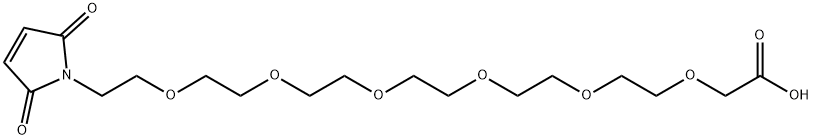 Mal-PEG6-CH2COOH 结构式