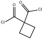1,1-Cyclobutanedicarbonyl dichloride (9CI) 结构式