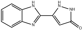 3H-Pyrazol-3-one,5-(1H-benzimidazol-2-yl)-1,2-dihydro-(9CI) 结构式