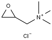 Oxiranemethanaminium, N,N,N-trimethyl-, chloride, homopolymer 结构式
