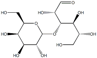 3-O-(α-D-Galactopyranosyl)-D-galactose Struktur