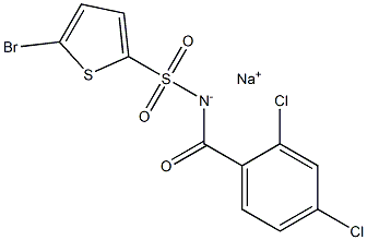 他斯索兰钠盐,519055-63-1,结构式