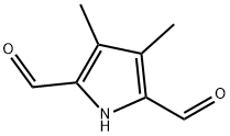 1H-Pyrrole-2,5-dicarboxaldehyde,3,4-dimethyl-(9CI) Struktur
