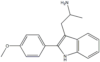 52019-02-0 2-(p-Methoxyphenyl)-α-methyl-1H-indole-3-ethanamine