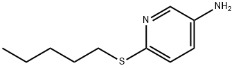 3-Pyridinamine,6-(pentylthio)-(9CI) Struktur