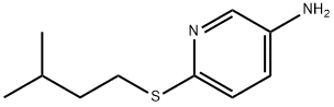 3-Pyridinamine,6-[(3-methylbutyl)thio]-(9CI) 结构式