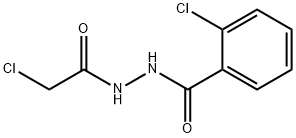 2-CHLORO-N''-(CHLOROACETYL)BENZOHYDRAZIDE 化学構造式