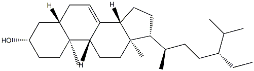 DELTA7STIGMASTENOL, 521-03-9, 结构式