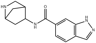 1H-Indazole-6-carboxamide,N-2-azabicyclo[2.2.1]hept-5-yl-(9CI) 结构式