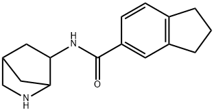 1H-Indene-5-carboxamide,N-2-azabicyclo[2.2.1]hept-6-yl-2,3-dihydro-(9CI)|