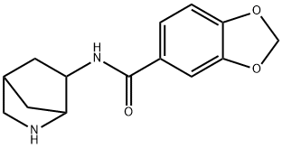 1,3-Benzodioxole-5-carboxamide,N-2-azabicyclo[2.2.1]hept-6-yl-(9CI) 结构式