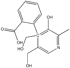 4-O-benzoyl pyridoxine 化学構造式