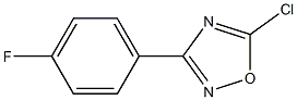 5-氯-3-(4-氟苯基)-1,2,4-噁二唑 结构式