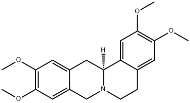(13aS)-5,6,13,13aα-テトラヒドロ-2,3,10,11-テトラメトキシ-8H-ジベンゾ[a,g]キノリジン 化学構造式