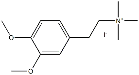 CORYNEINE IODIDE, (O,O-DIMETHYL) Structure