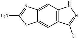 1H-Pyrazolo[3,4-f]benzothiazol-6-amine,3-chloro-(9CI) Struktur