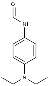 N-(4-DIETHYLAMINOPHENYL)FORMAMIDE  97 Structure