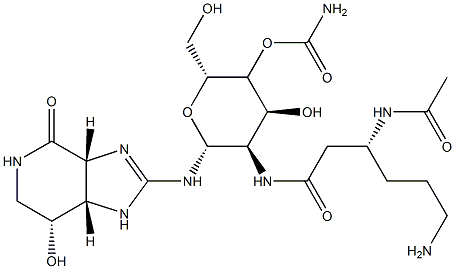 N-beta-acetylstreptothricin F 结构式