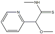 α-Methoxy-N-methyl-2-pyridylthioacetamide,52443-67-1,结构式