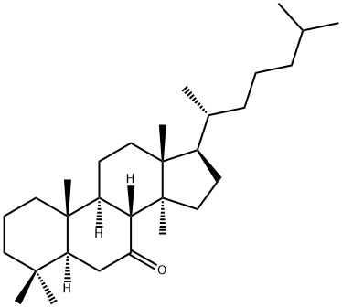 5ξ-Lanostan-7-one Struktur