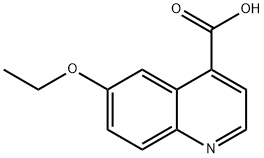 4-Quinolinecarboxylicacid,6-ethoxy-(9CI) 结构式