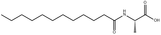 N-月桂酰-L-丙氨酸,52558-74-4,结构式