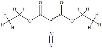 Diazomalonic acid diethyl Struktur
