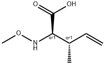 4-Pentenoicacid,2-(methoxyamino)-3-methyl-,(2R,3S)-rel-(9CI) Struktur