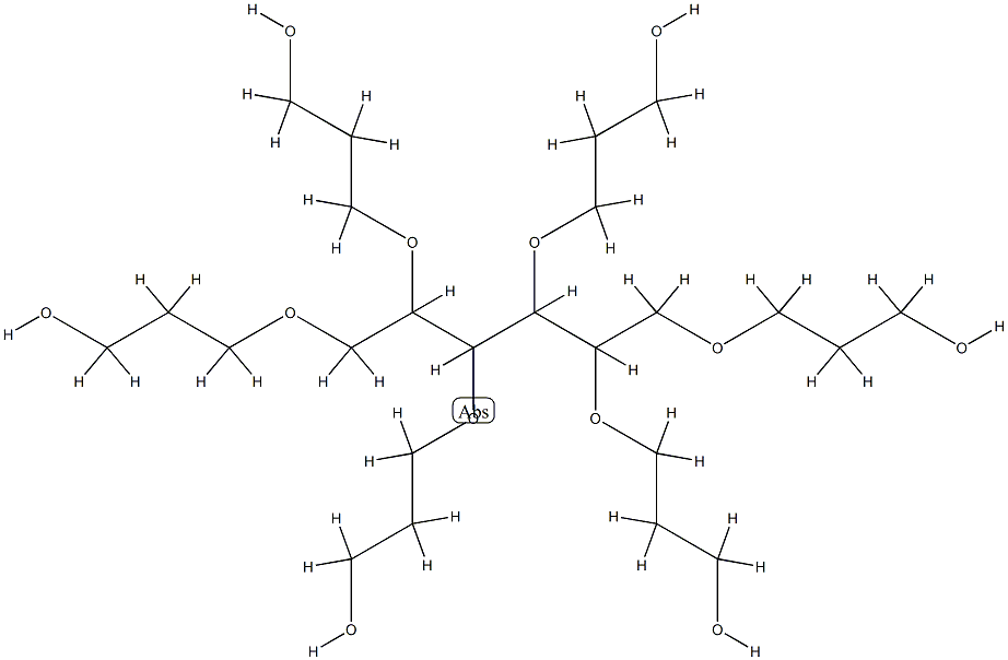 D-葡糖聚环氧乙烷, 52625-13-5, 结构式