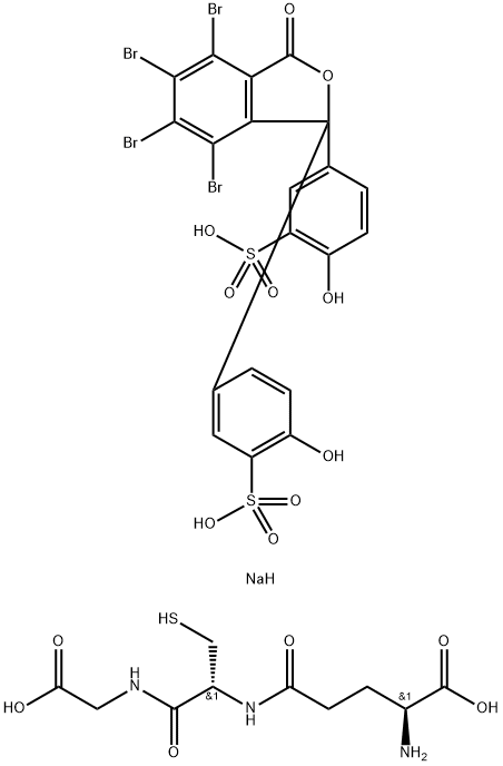 (sulfobromophthalein)glutathione conjugate Struktur