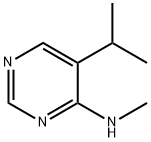 4-Pyrimidinamine,N-methyl-5-(1-methylethyl)-(9CI) 结构式