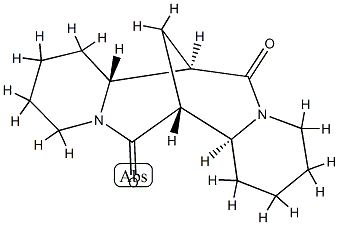 10,17-dioxosparteine 结构式