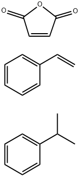 2,5-呋喃二酮与苯乙烯和(1-甲基乙烯基)苯的调聚物铵盐 结构式