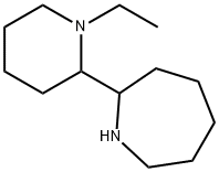 1H-Azepine,2-(1-ethyl-2-piperidinyl)hexahydro-(9CI) Structure