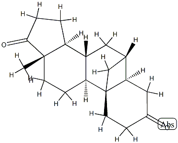 6β,19-Cyclo-5α-androstane-3,17-dione Structure