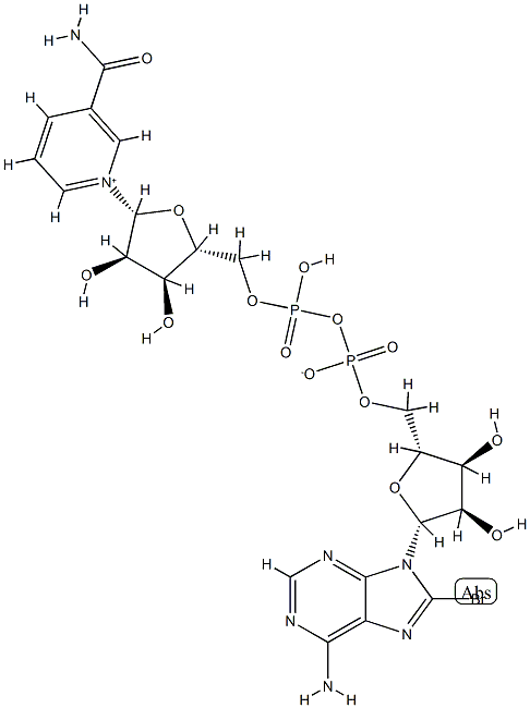 nicotinamide-8-bromoadenine dinucleotide 结构式